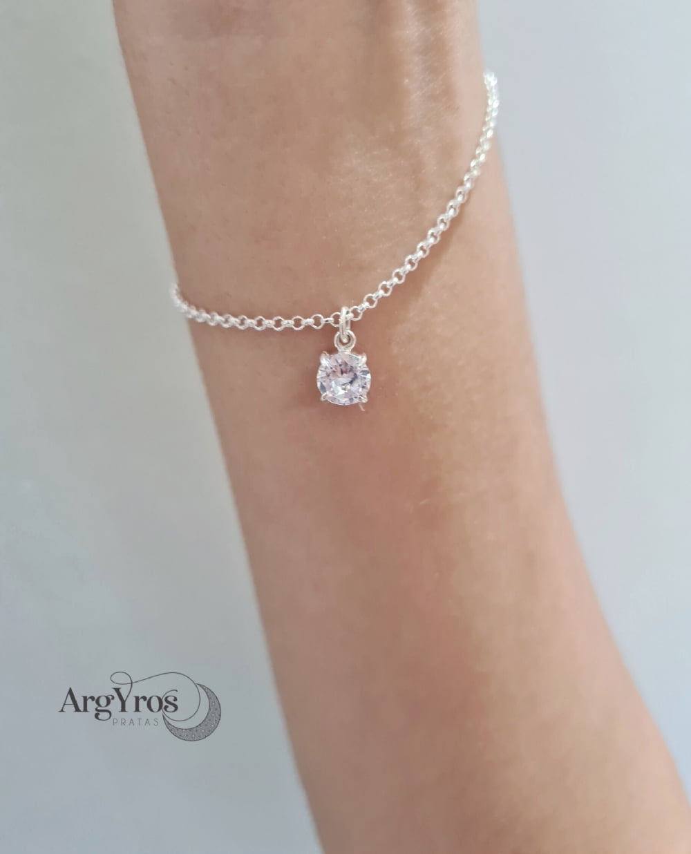 Pulseira Ponto De Luz Argyros Pratas