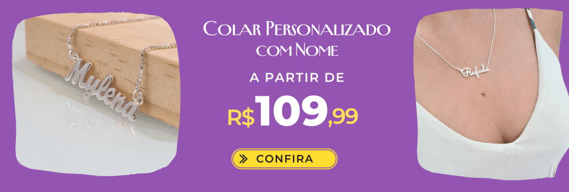 Colar personalizado nome