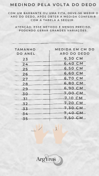 Anel Falange Chapa Linhas