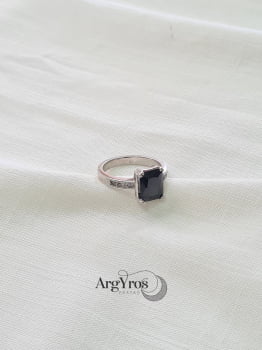 Anel Pérola Negra