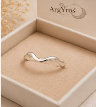 Anel Três Ondas