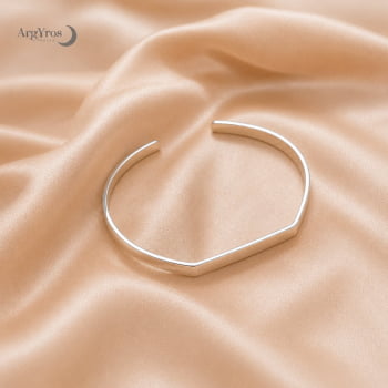 Bracelete Chapa Retangular Liso