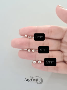 Brinco Bolinha 4mm