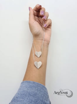 Colar Coração de Papel M