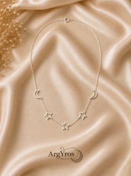 Colar Moon & Stars Colar Moon & Stars
