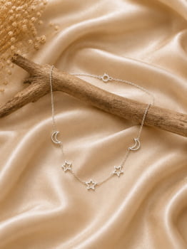 Colar Moon & Stars