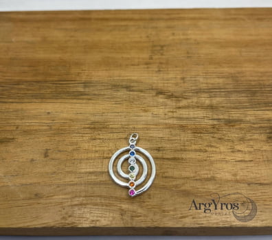 Colar Pingente Reiki 7 Chackras 